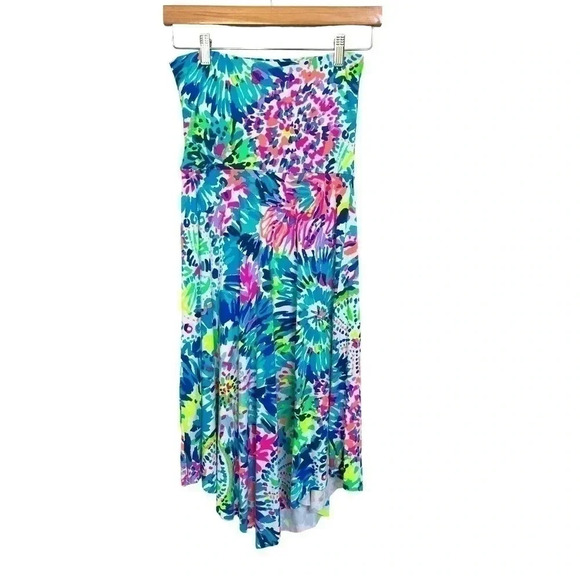 Lilly Pulitzer Loleta Strapless Dress. Size XS - Picture 10 of 11